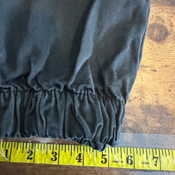 Aeropostale High Rise Cargo Jogger Pants XS Black Skater Grunge Gorpcore EUC - Picture 7 of 9